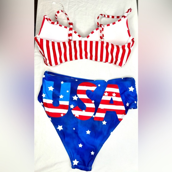 Red white and blue bikini size small - Picture 2 of 3